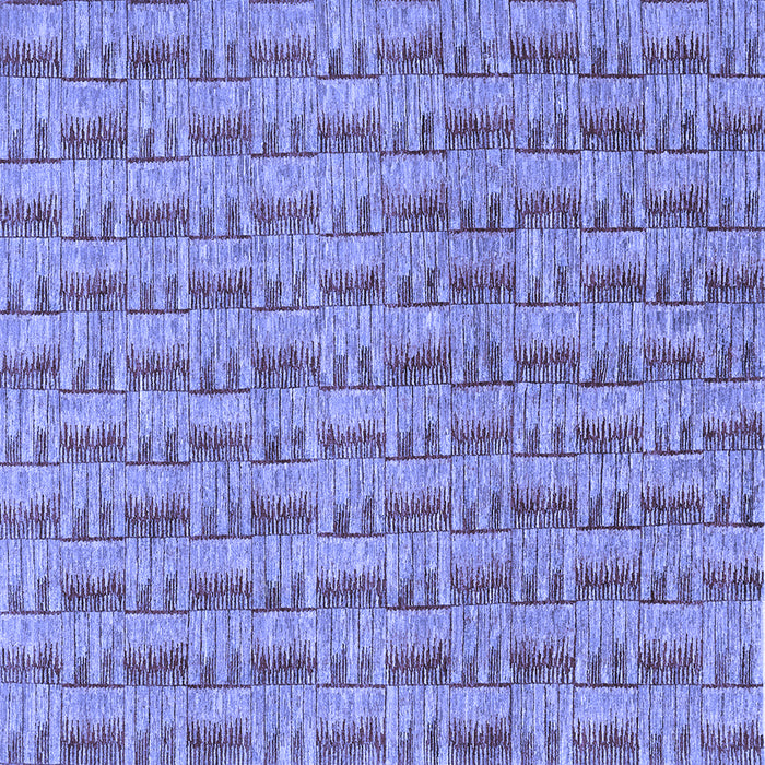 Square Abstract Blue Contemporary Rug, con287blu