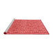 Contemporary Red Washable Rugs