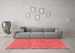 Contemporary Red Washable Rugs
