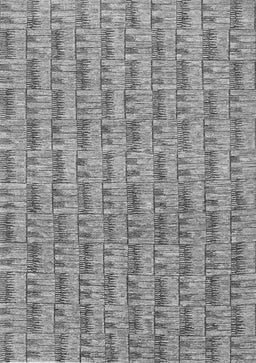 Abstract Gray Contemporary Rug, con287gry