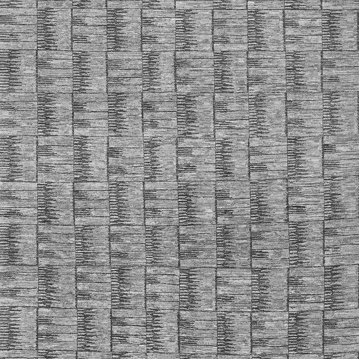 Abstract Gray Contemporary Rug, con287gry