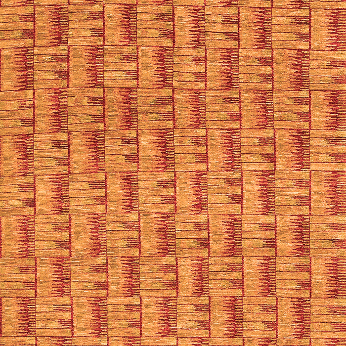 Serging Thickness of Machine Washable Abstract Orange Contemporary Area Rugs, wshcon287org