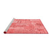 Transitional Red Washable Rugs