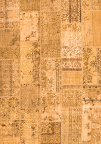 Patchwork Orange Transitional Rug, con2880org