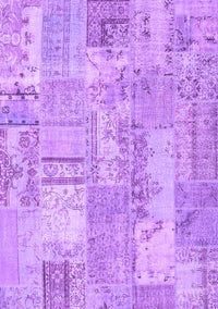 Patchwork Purple Transitional Rug, con2880pur