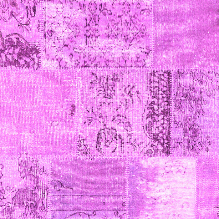 Patchwork Pink Transitional Rug, con2881pnk