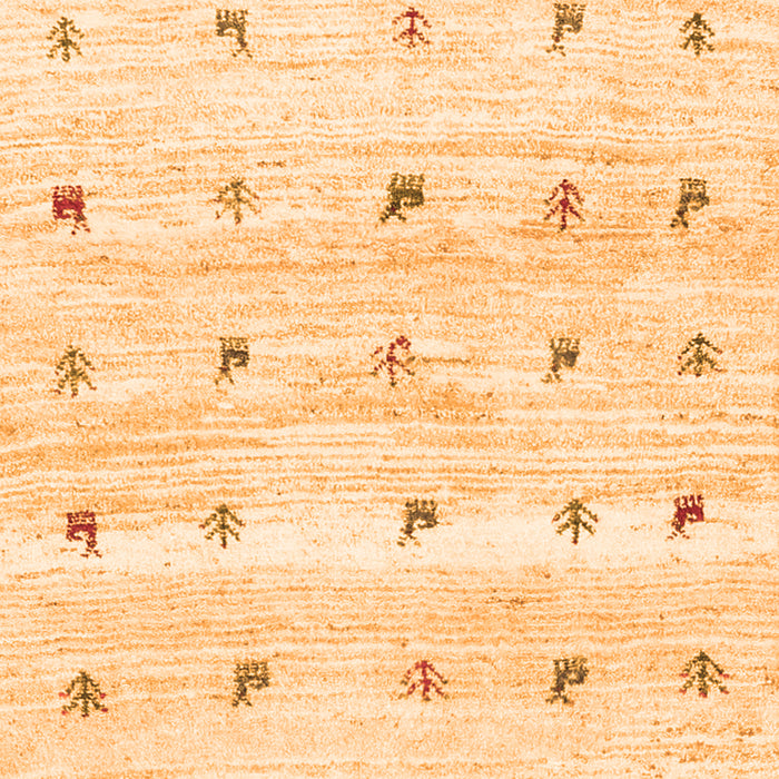 Serging Thickness of Machine Washable Solid Orange Modern Area Rugs, wshcon2882org