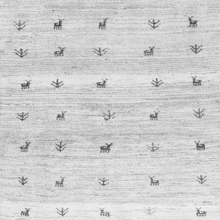 Serging Thickness of Solid Gray Modern Rug, con2882gry