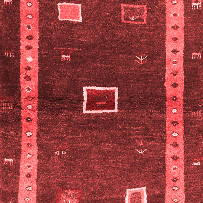 Abstract Red Contemporary Area Rugs