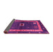 Sideview of Abstract Pink Contemporary Rug, con2883pnk