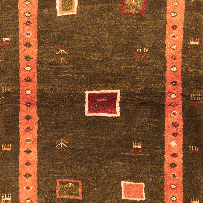 Serging Thickness of Machine Washable Abstract Orange Contemporary Area Rugs, wshcon2883org