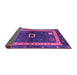 Sideview of Abstract Purple Contemporary Rug, con2883pur