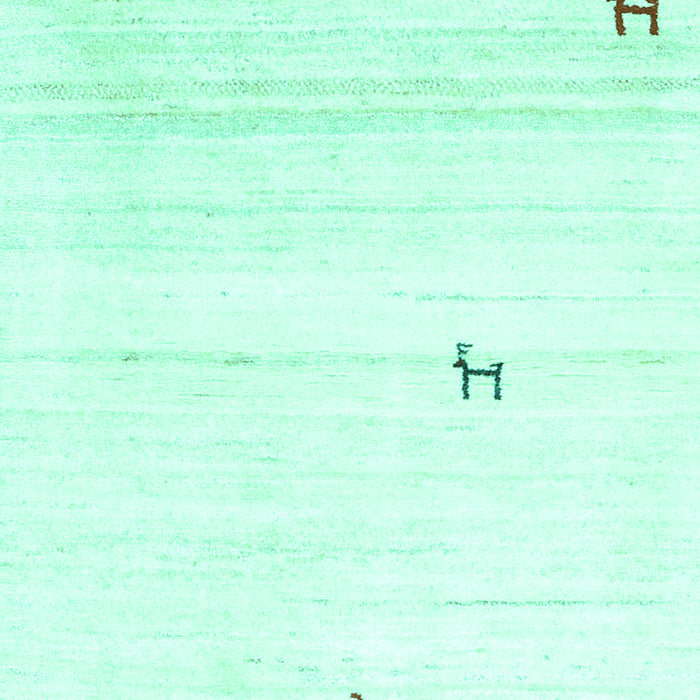 Solid Turquoise Modern Rug, con2884turq