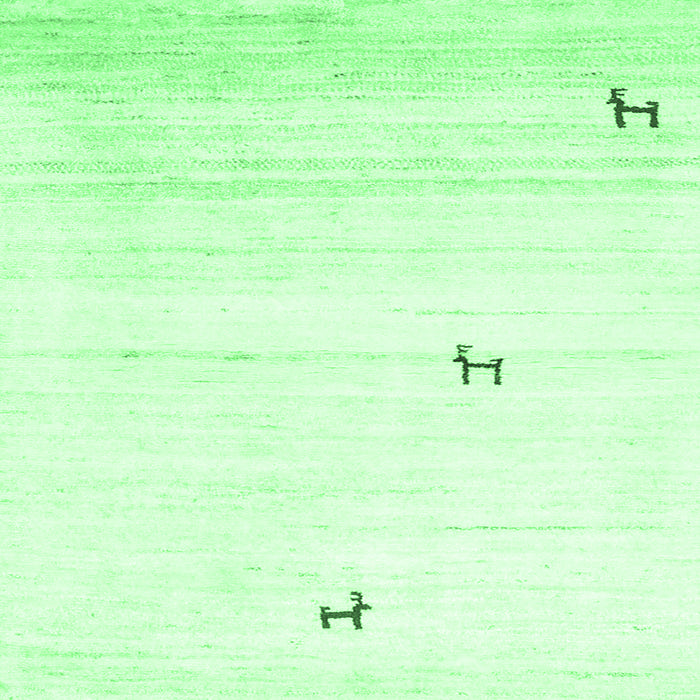 Square Machine Washable Solid Emerald Green Modern Area Rugs, wshcon2884emgrn