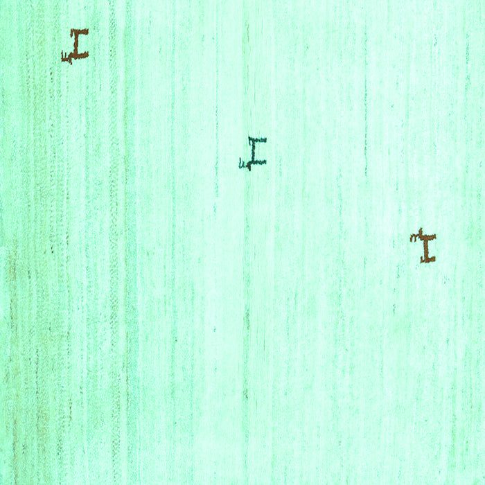 Square Solid Turquoise Modern Rug, con2884turq