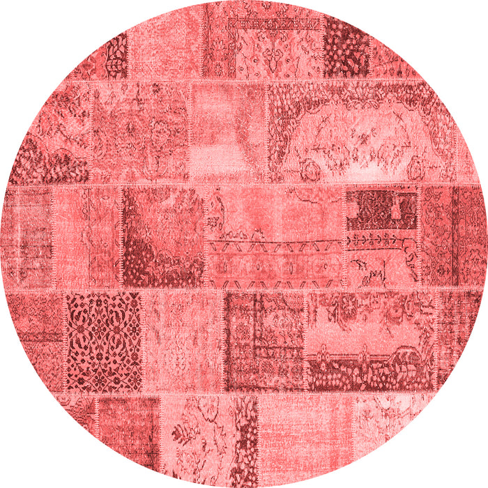 Patchwork Red Transitional Rug, con2885red