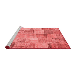 Transitional Red Washable Rugs