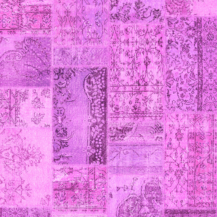 Patchwork Pink Transitional Rug, con2886pnk