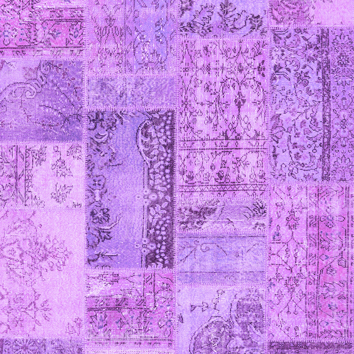 Patchwork Purple Transitional Rug, con2886pur