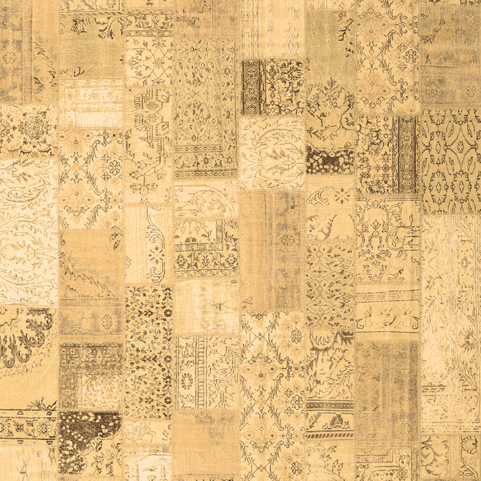 Patchwork Brown Transitional Rug, con2887brn