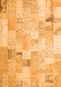 Patchwork Orange Transitional Rug, con2887org