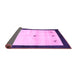 Sideview of Solid Purple Modern Rug, con2888pur