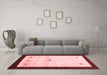 Modern Red Washable Rugs