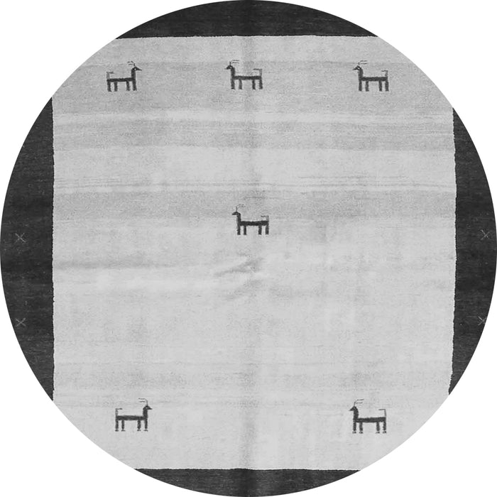 Machine Washable Solid Gray Modern Rug, wshcon2888gry