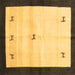 Square Machine Washable Solid Brown Modern Rug, wshcon2888brn