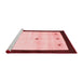 Modern Red Washable Rugs