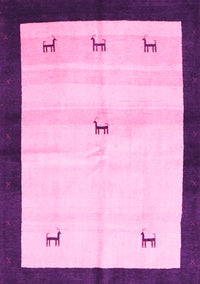 Solid Pink Modern Rug, con2888pnk