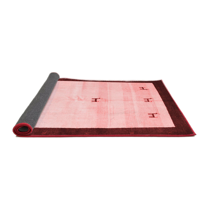 Solid Red Modern Area Rugs