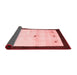 Solid Red Modern Area Rugs