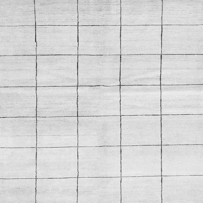 Serging Thickness of Solid Gray Modern Rug, con2889gry