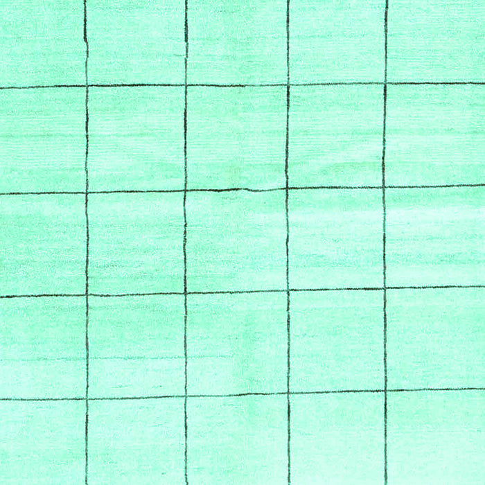 Solid Turquoise Modern Rug, con2889turq