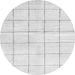 Machine Washable Solid Gray Modern Rug, wshcon2889gry