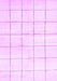 Machine Washable Solid Purple Modern Area Rugs, wshcon2889pur