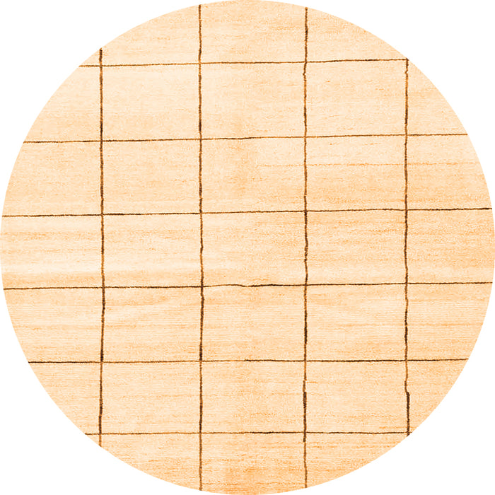 Machine Washable Solid Orange Modern Area Rugs, wshcon2889org