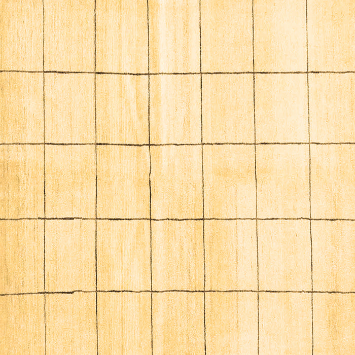 Square Solid Brown Modern Rug, con2889brn