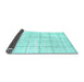 Sideview of Solid Light Blue Modern Rug, con2889lblu