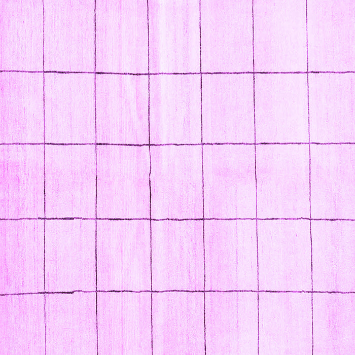 Square Solid Purple Modern Rug, con2889pur