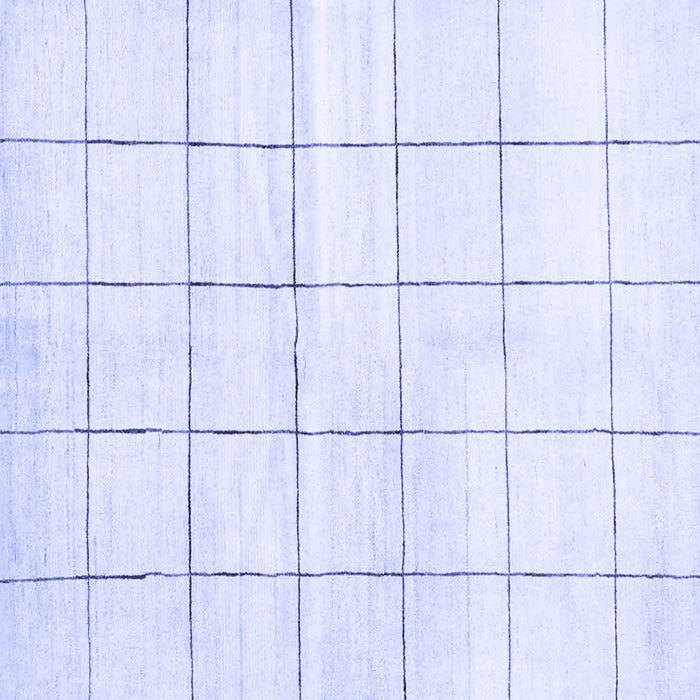 Square Solid Blue Modern Rug, con2889blu