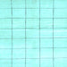 Square Machine Washable Solid Light Blue Modern Rug, wshcon2889lblu