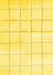 Solid Yellow Modern Rug, con2889yw