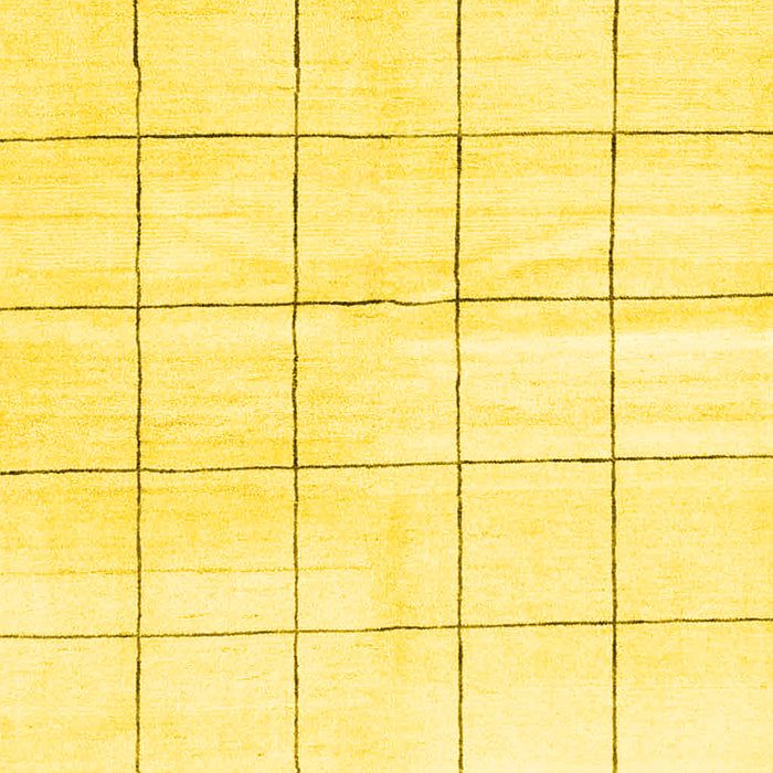 Solid Yellow Modern Rug, con2889yw