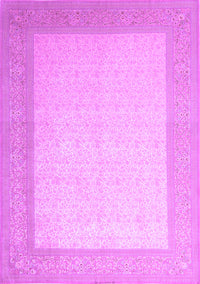 Abstract Purple Contemporary Rug, con288pur