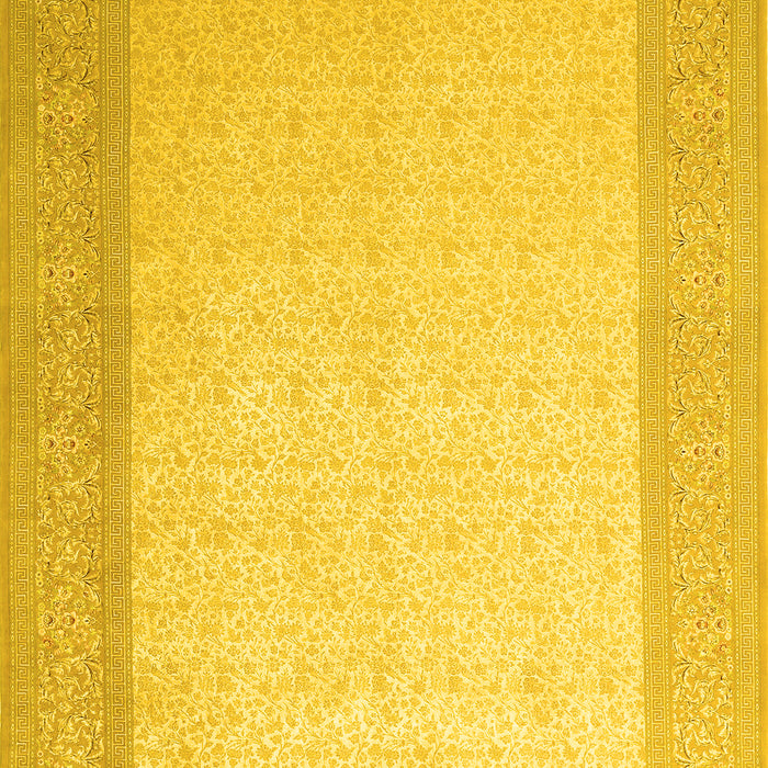 Abstract Yellow Contemporary Rug, con288yw