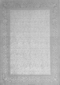 Abstract Gray Contemporary Rug, con288gry
