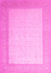 Abstract Pink Contemporary Rug, con288pnk