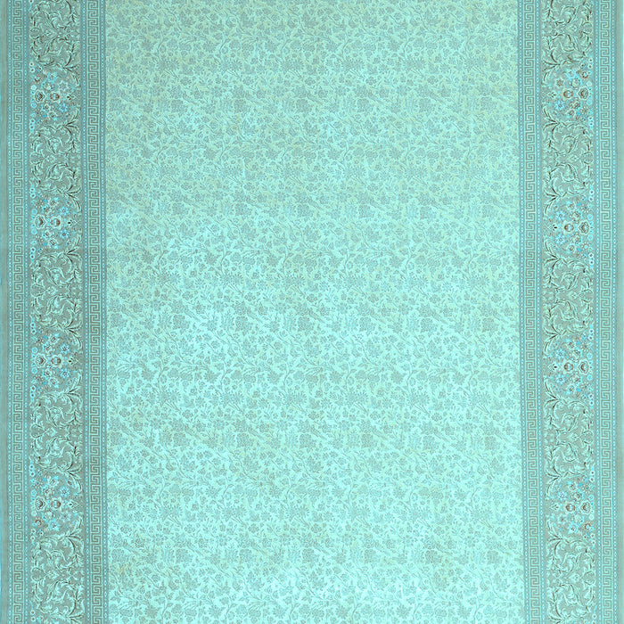 Abstract Light Blue Contemporary Rug, con288lblu